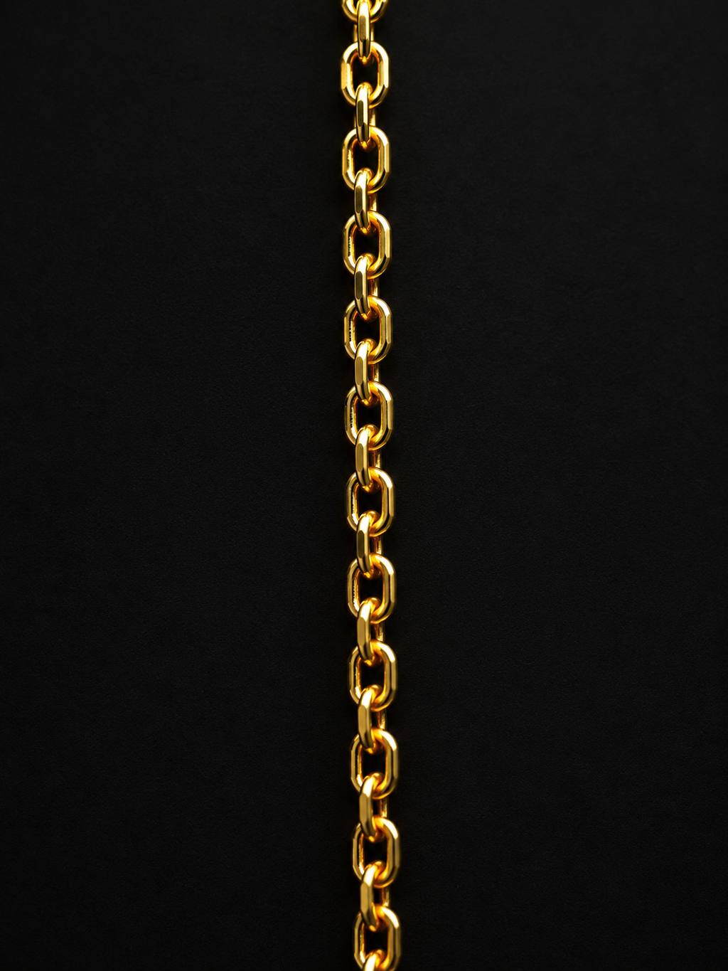 14K Solid Italian Gold Diamond Cut Cable Chain Necklace