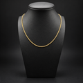 14K Solid Yellow Gold Italian Diamond Cut Rope Chain Necklace 1.5mm